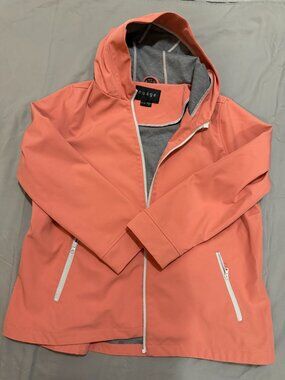 Nuage Coral Hooded Rain Jacket Size XL  SKU14